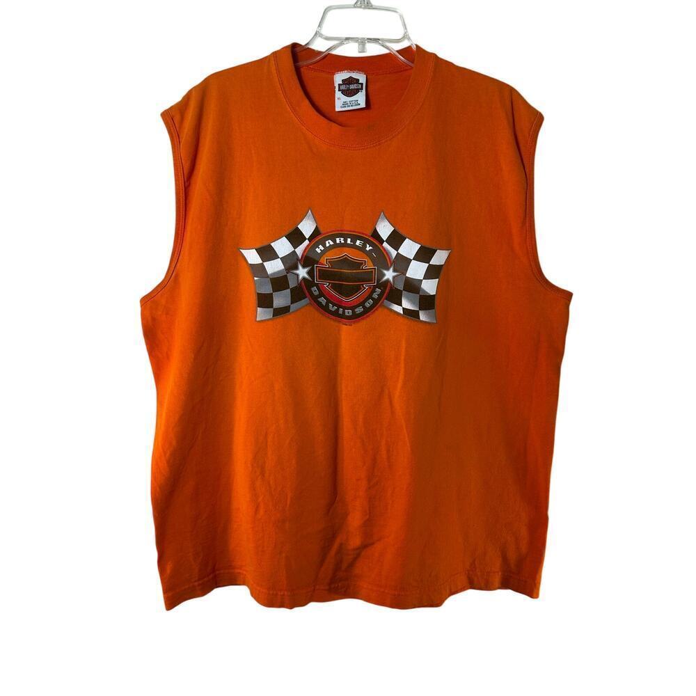 HARLEY DAVIDSON Men’s Vintage 2004 Tank Top - Wildwood, New Jersey / Size: XL